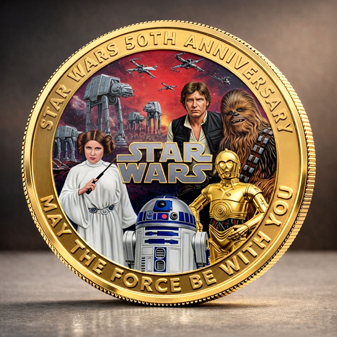 Star Wars 50th Anniversary 2027 Commemorative Coin – TMTHU5421