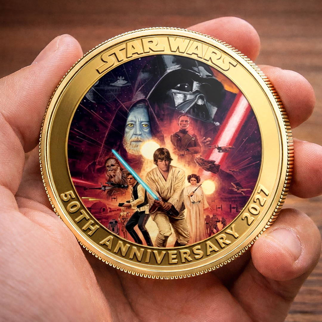 Star Wars 50th Anniversary 2027 Commemorative Coin – TMTHU5421
