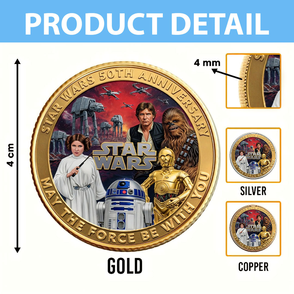 Star Wars 50th Anniversary 2027 Commemorative Coin – TMTHU5421