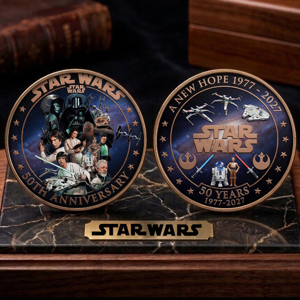 Star Wars 50th Anniversary 2027 Commemorative Coin – TMTHU5423