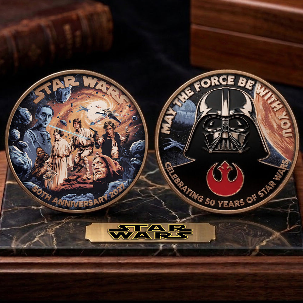 Star Wars 50th Anniversary 2027 Commemorative Coin – TMTHU5604