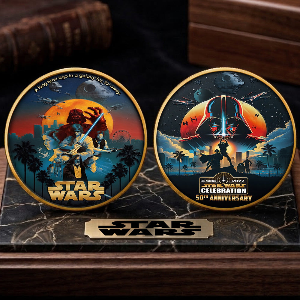Star Wars 50th Anniversary 2027 Commemorative Coin – TMTHU6277