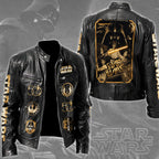 Star Wars 50th Anniversary 2027 Motorcycle Leather Jacket – TMTHU6049