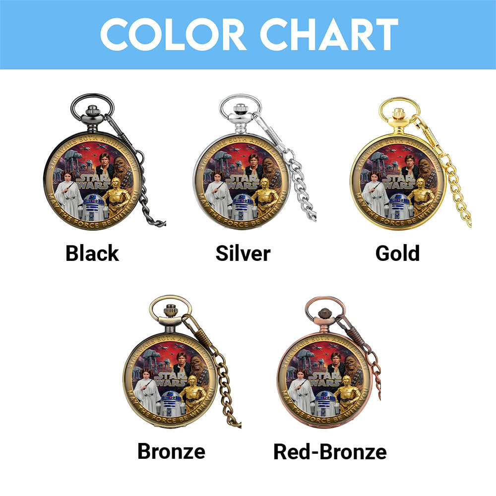 Star Wars 50th Anniversary 2027 Pocket Watch – TMTHU5583