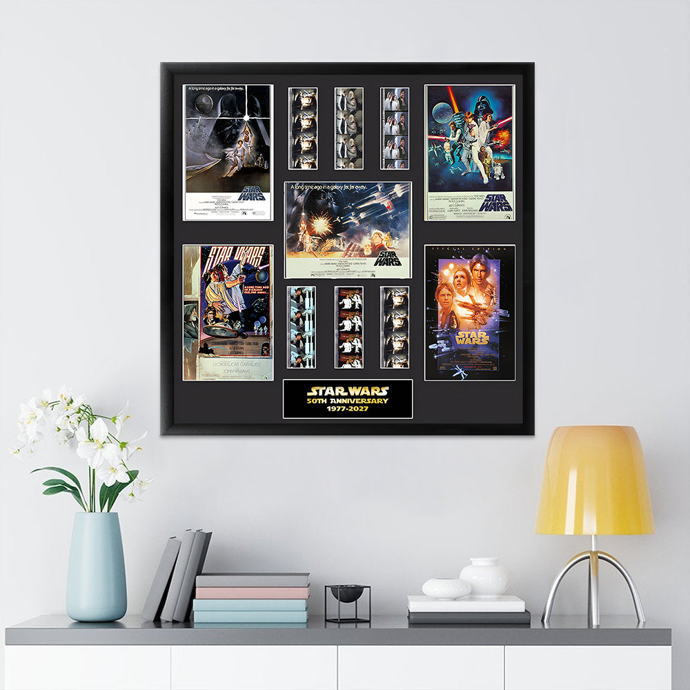 Star Wars 50th Anniversary 2027 Square Canvas With Inner Frame – TMTHU5144