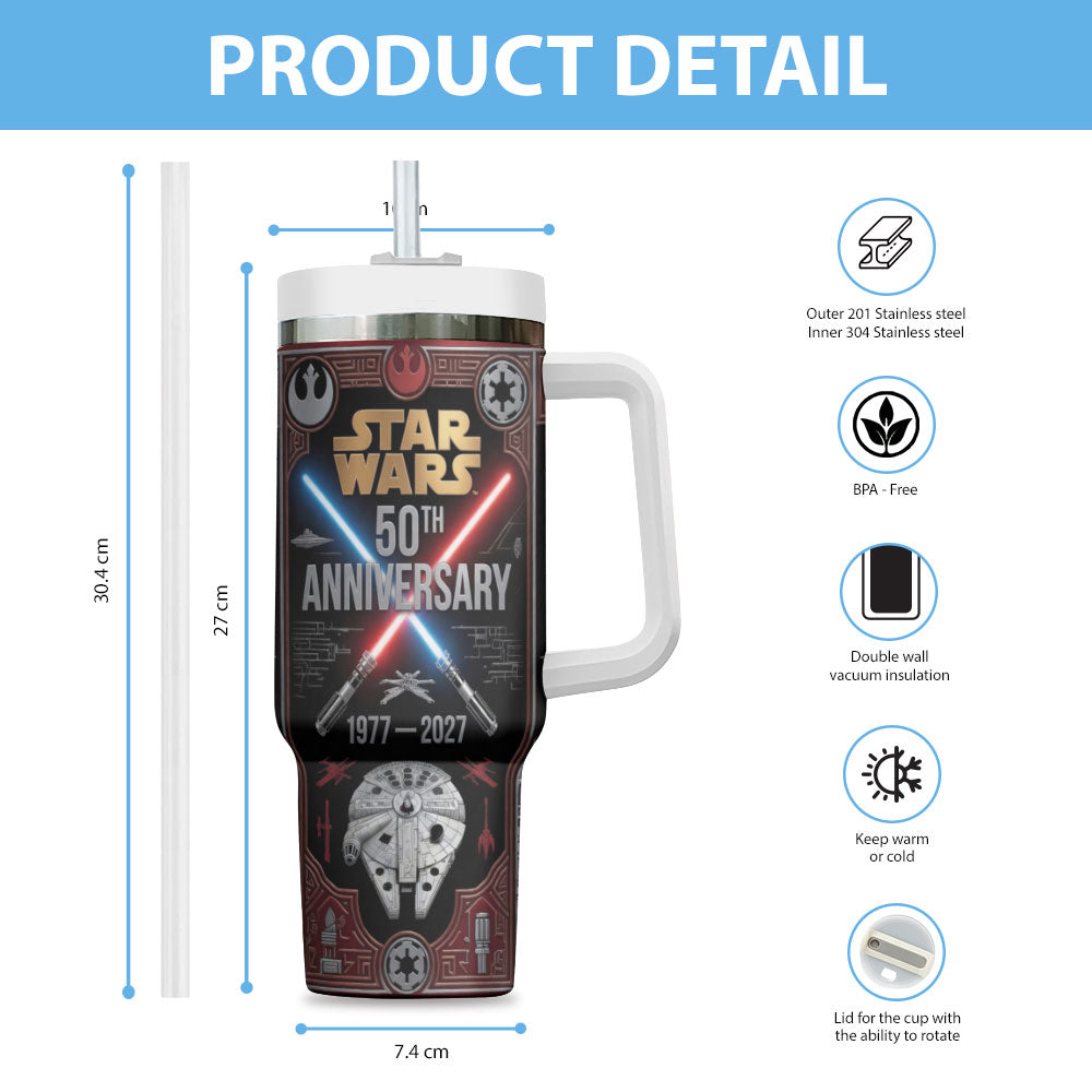 Star Wars 50th Anniversary 2027 40oz Tumbler – TMTHU6483