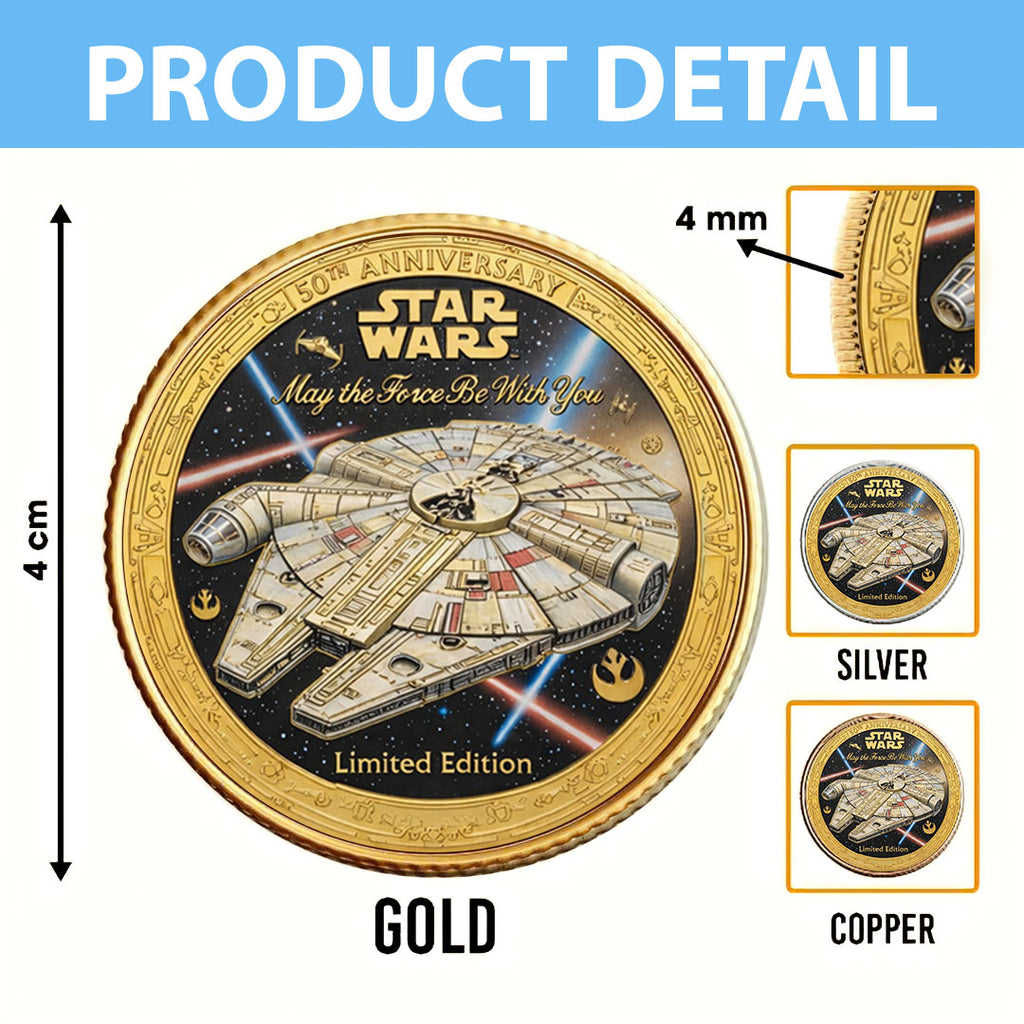 Star Wars 50th Anniversary 2027 Commemorative Coin – TMTHU5269