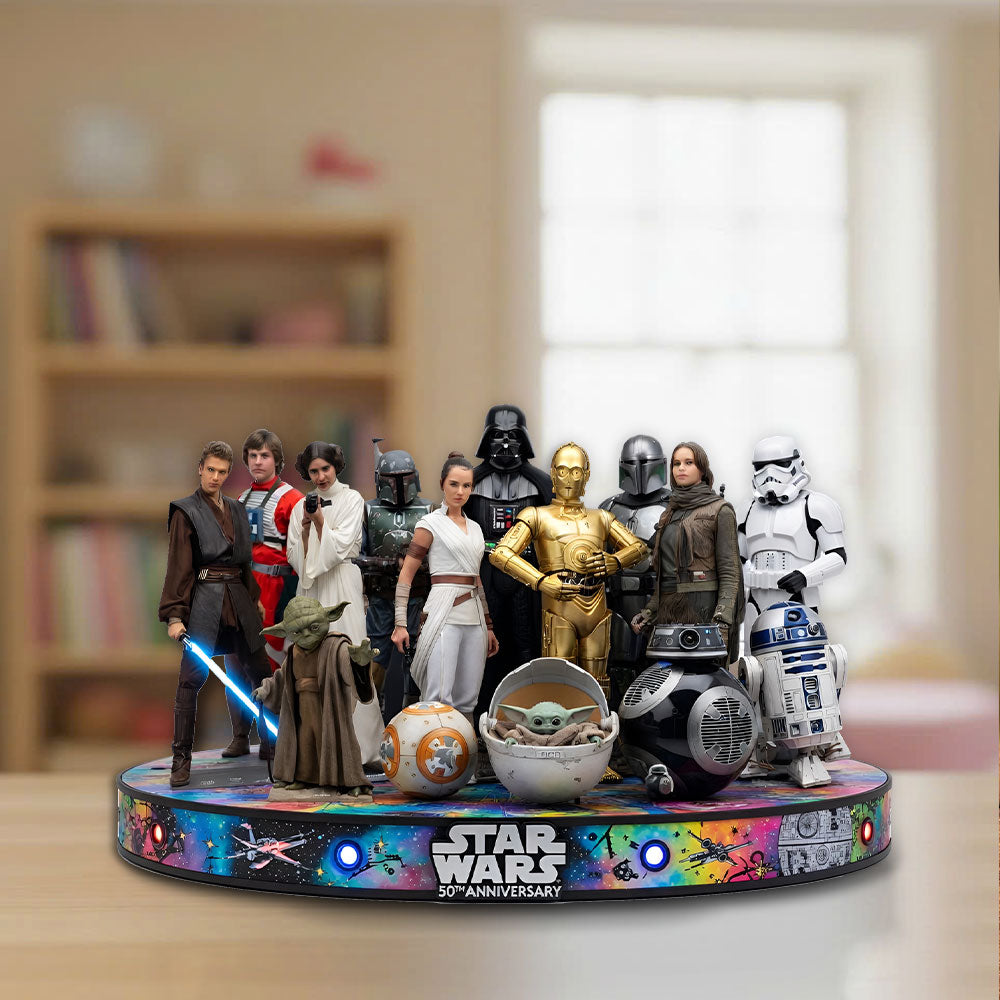 Star Wars 50th Anniversary 2027 Custom Shape Acrylic Plaque – TMTHU5261
