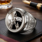 Star Wars 50th Anniversary 3D Engraved Ring – TMTHU7412