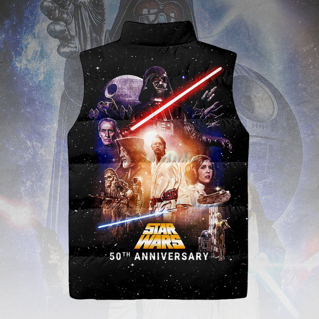Star Wars 50th Anniversary 3D Sleeveless Down Jacket – HOATT14531