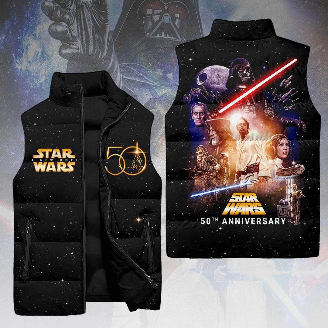Star Wars 50th Anniversary 3D Sleeveless Down Jacket – HOATT14531