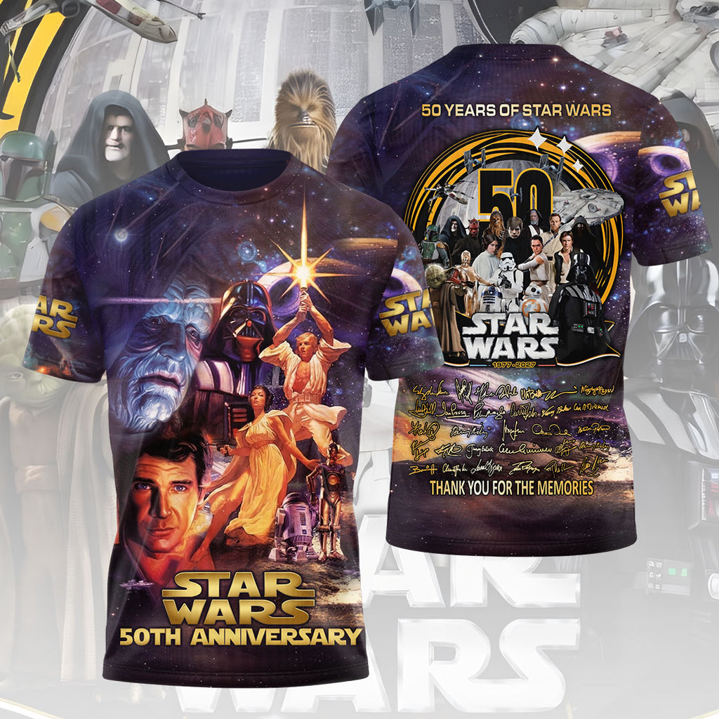 Star Wars 50th Anniversary 3D Apparel – TMTHU5607