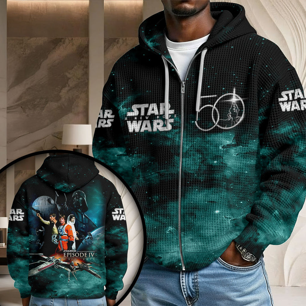 Star Wars 50th Anniversary 3D Unisex Waffle Hoodie – HOATT15164