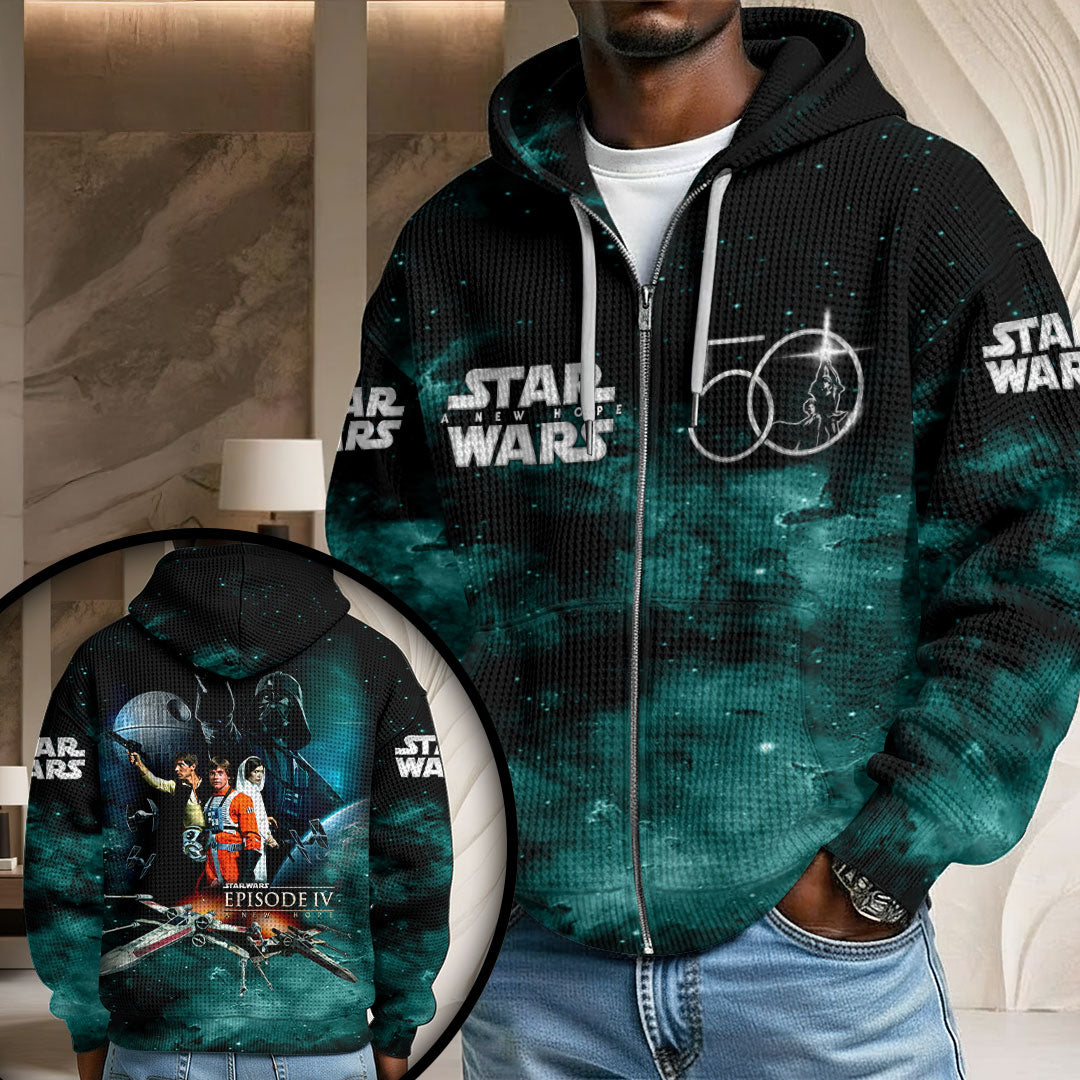 Star Wars 50th Anniversary 3D Unisex Waffle Hoodie – HOATT15164