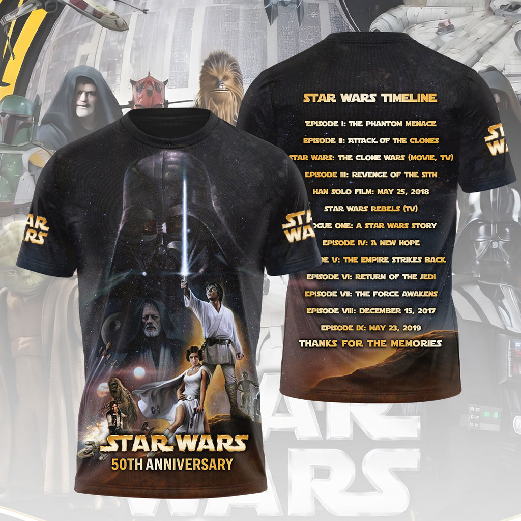 Star Wars 50th Anniversary 3D Apparel – TMTHU5613