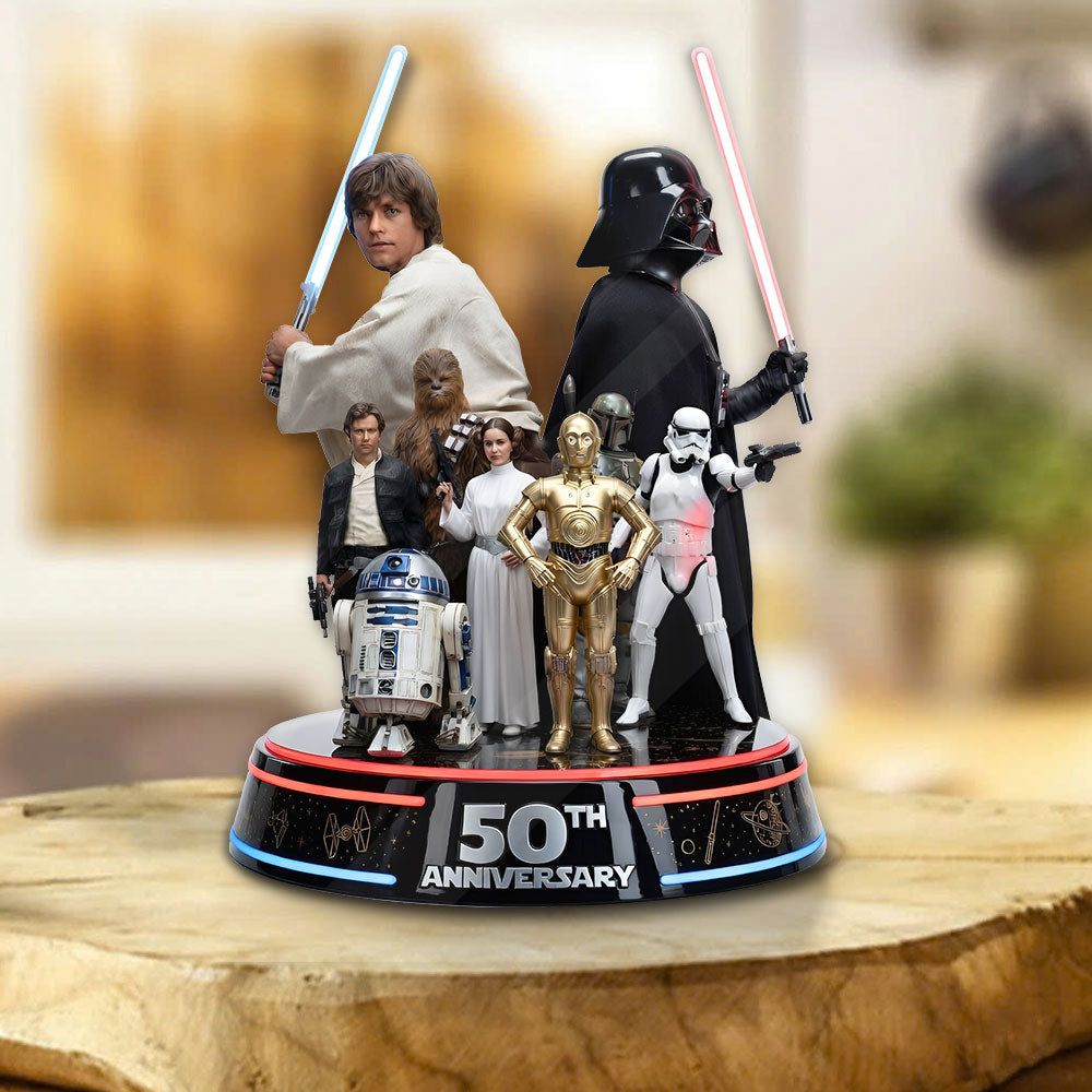 Star Wars 50th Anniversary Custom Shape Acrylic Plaque – TMTHU4625
