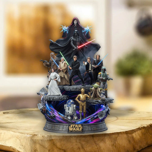 Star Wars 50th Anniversary Custom Shape Acrylic Plaque – TMTHU6171