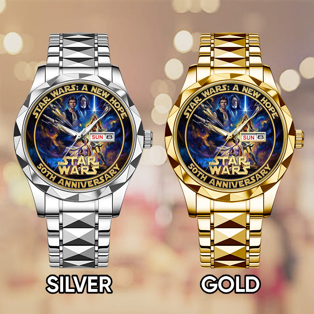 Star Wars 50th Anniversary Alloy Luxury Quartz Watch – TMTHU3667