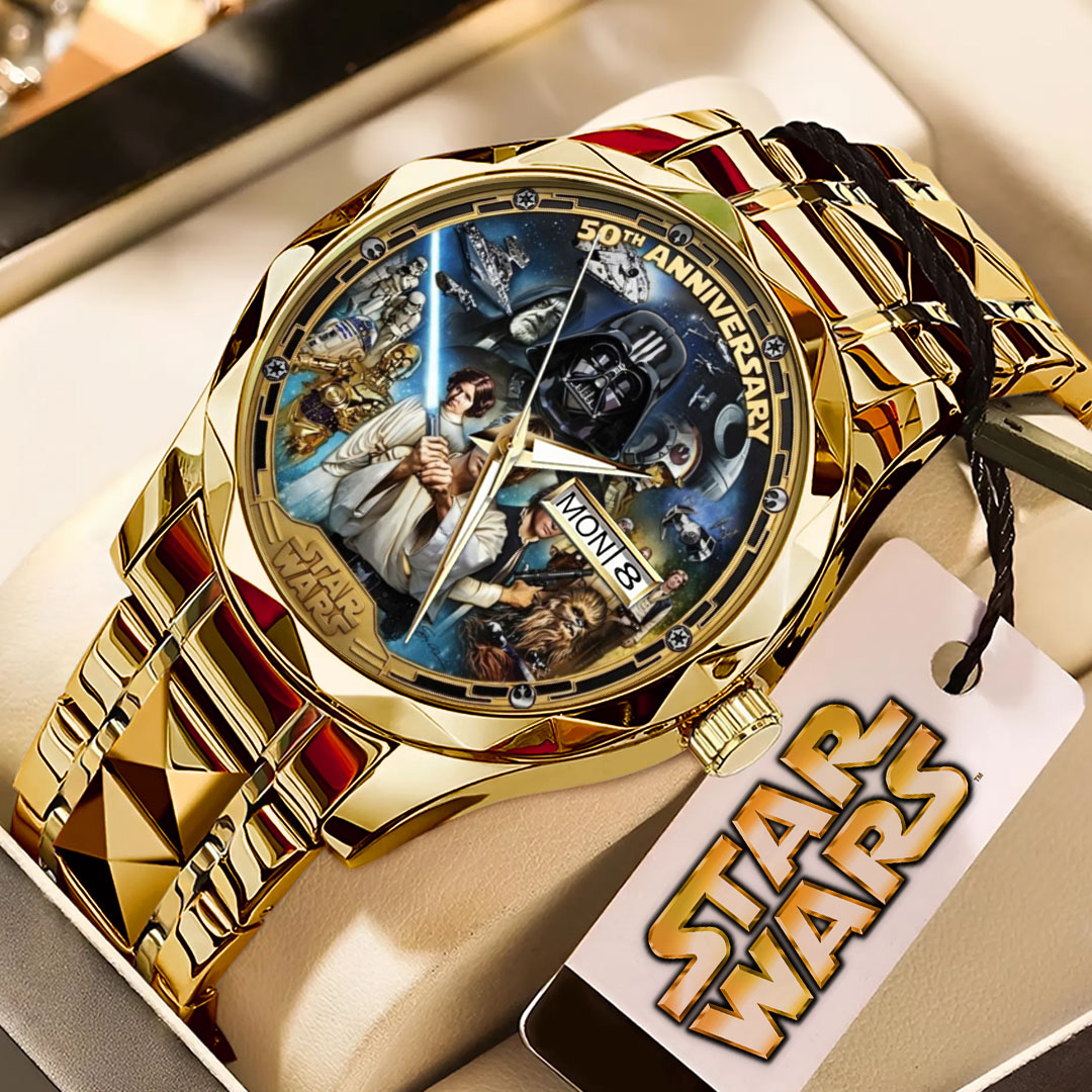 Star Wars 50th Anniversary Alloy Luxury Quartz Watch – TMTHU4610