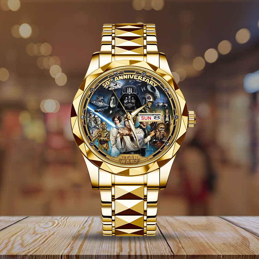 Star Wars 50th Anniversary Alloy Luxury Quartz Watch – TMTHU4610