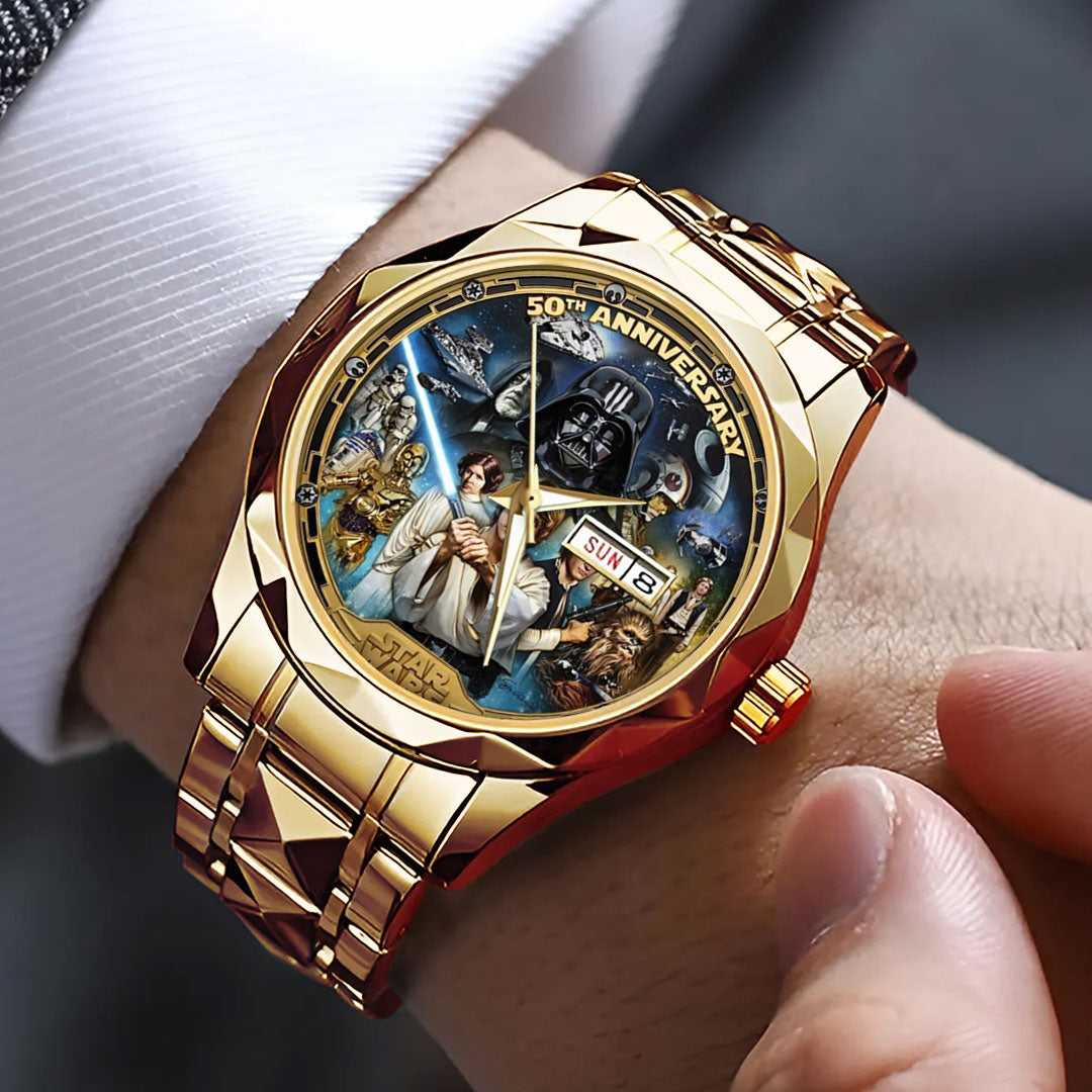 Star Wars 50th Anniversary Alloy Luxury Quartz Watch – TMTHU4610
