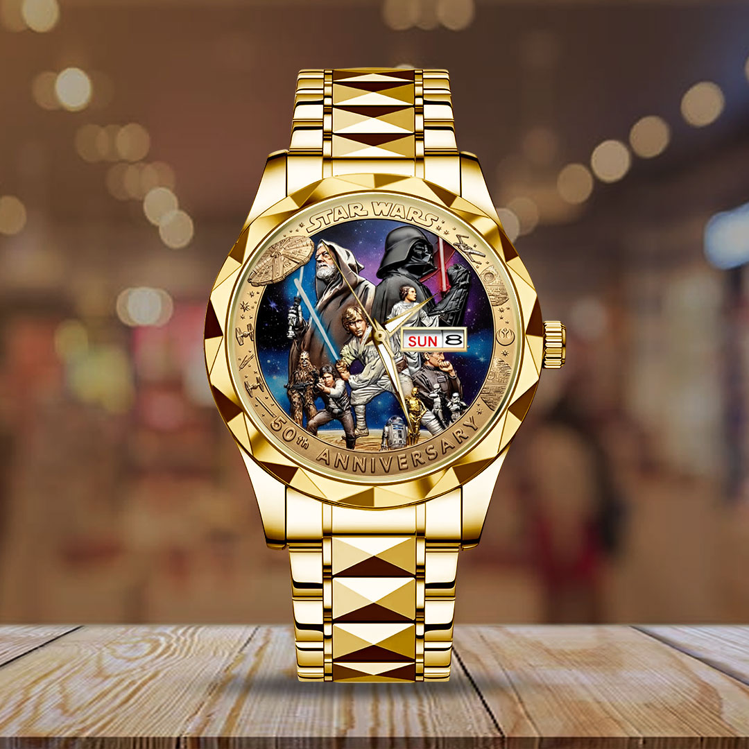 Star Wars 50th Anniversary Alloy Luxury Quartz Watch – TMTHU4647