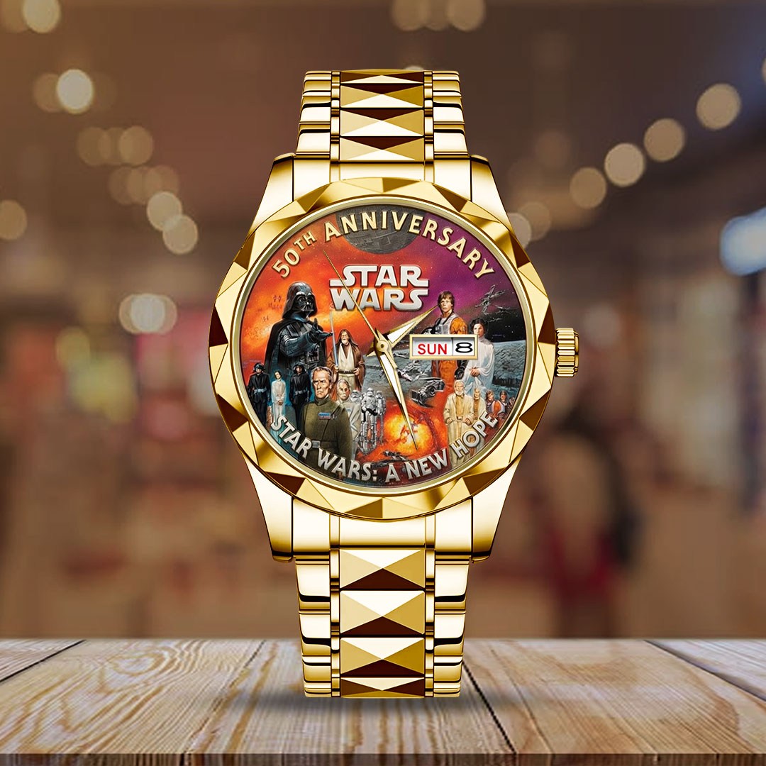 Star Wars 50th Anniversary Alloy Luxury Quartz Watch – TMTHU4869