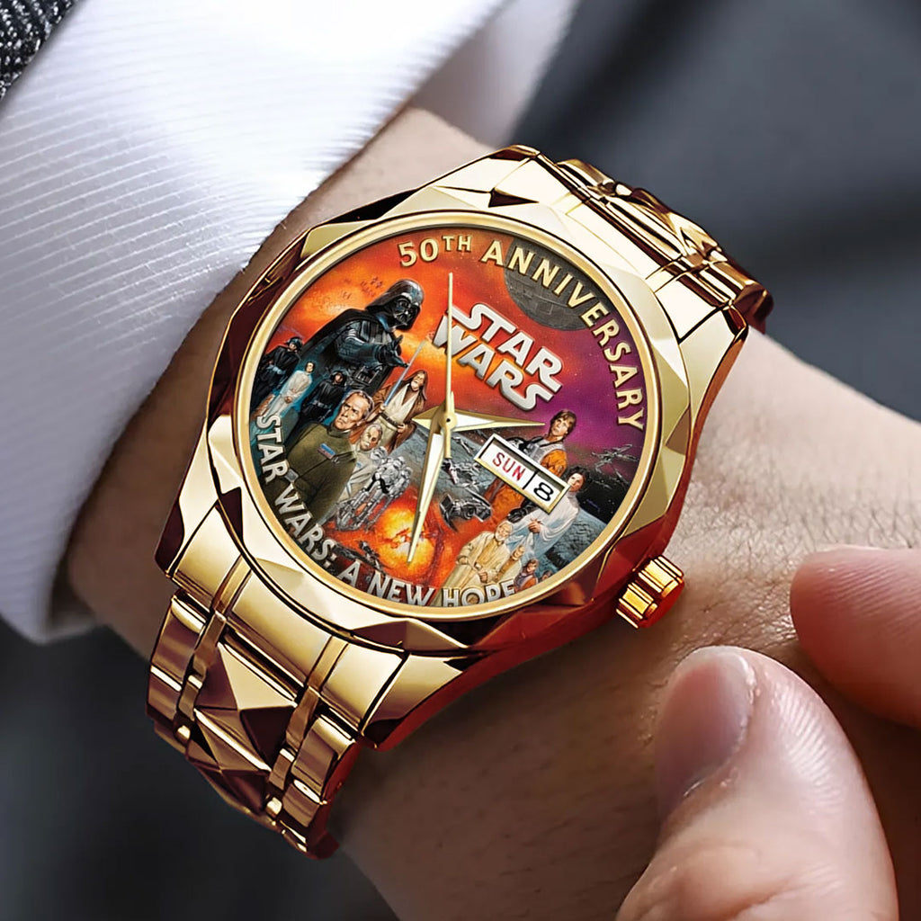 Star Wars 50th Anniversary Alloy Luxury Quartz Watch – TMTHU4869