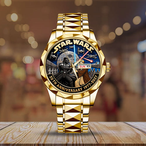 Star Wars 50th Anniversary Alloy Luxury Quartz Watch – TMTHU5087