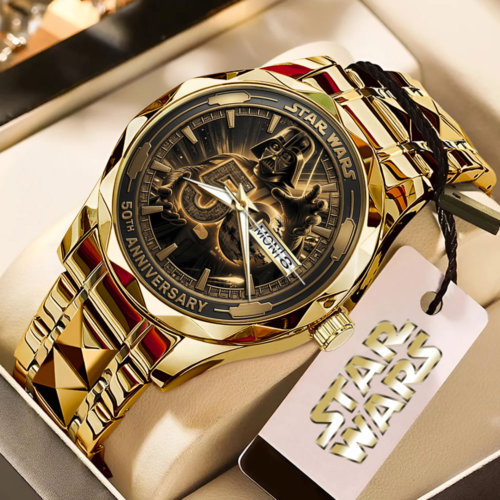 Star Wars 50th Anniversary Alloy Luxury Quartz Watch – TMTHU6666