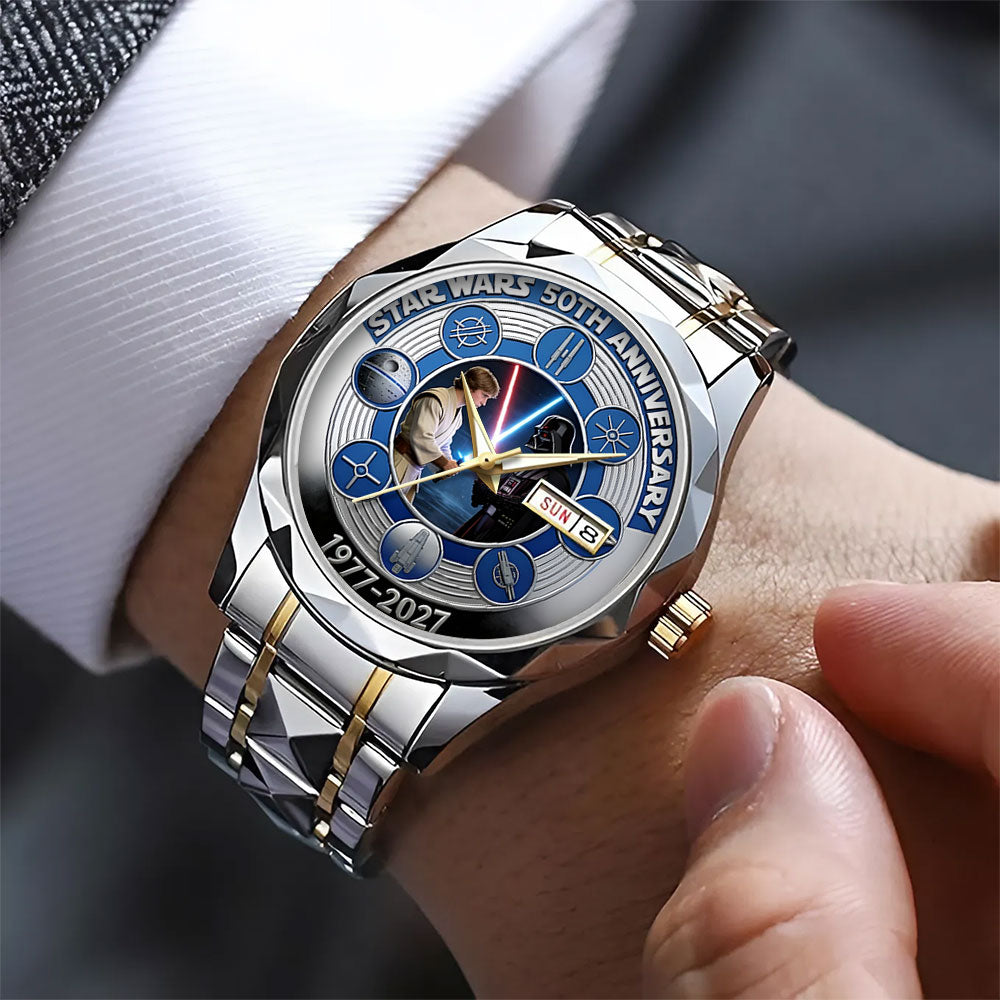 Star Wars 50th Anniversary Alloy Luxury Quartz Watch – TANTN21482