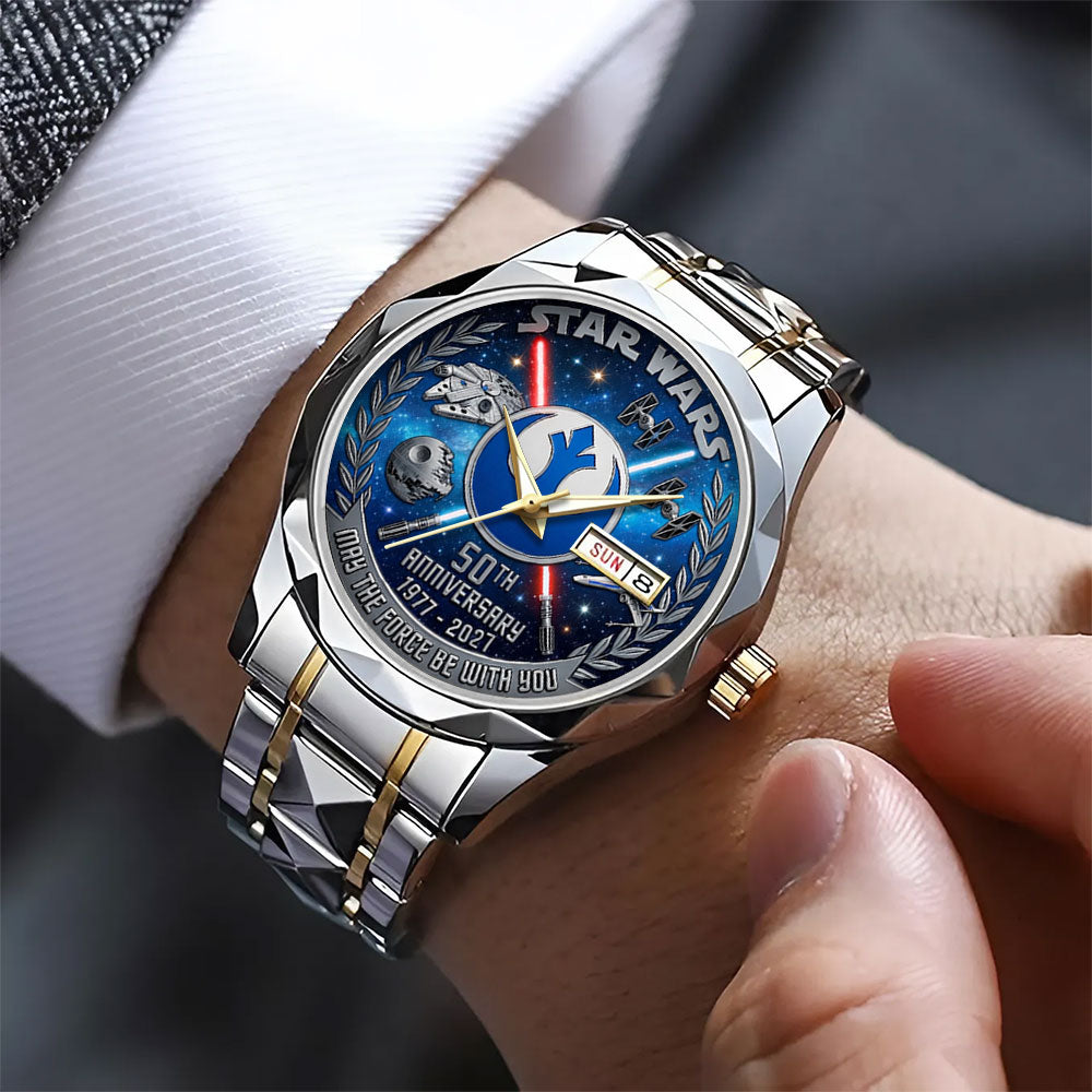Star Wars 50th Anniversary Alloy Luxury Quartz Watch – TANTN22579