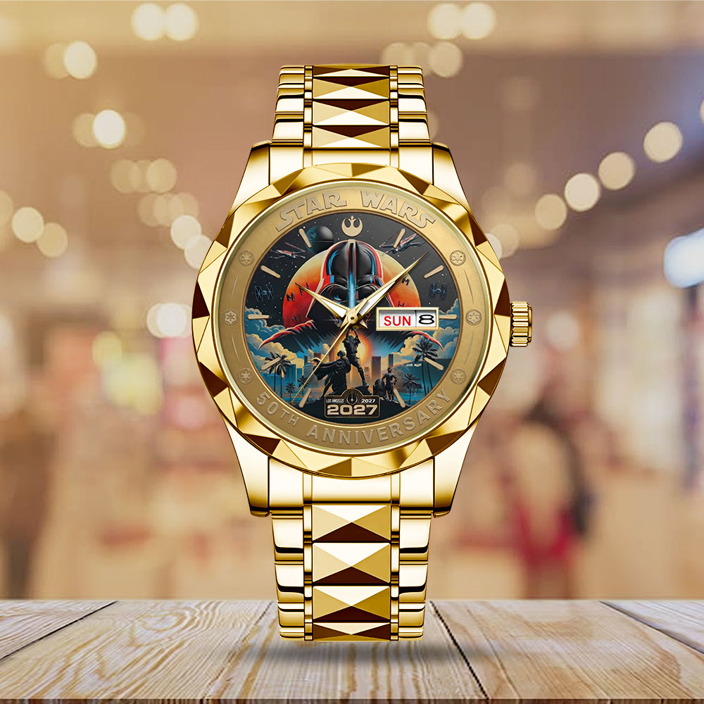 Star Wars 50th Anniversary Alloy Luxury Quartz Watch – TMTHU5676