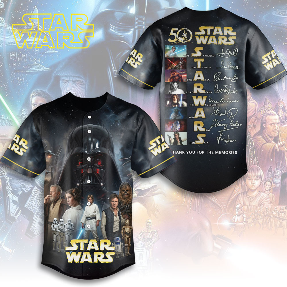 Star Wars 50th Anniversary Baseball Jersey – TMTHU7418