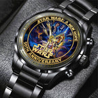 Star Wars 50th Anniversary Black Stainless Steel Watch – TMTHU3939