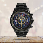 Star Wars 50th Anniversary Black Stainless Steel Watch – TMTHU4190