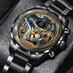 Star Wars 50th Anniversary Black Stainless Steel Watch – TMTHU4611