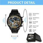 Star Wars 50th Anniversary Black Stainless Steel Watch – TMTHU4611