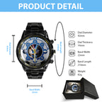 Star Wars 50th Anniversary Black Stainless Steel Watch – TANTN21483