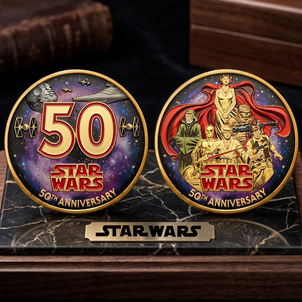 Star Wars 50th Anniversary Commemorative Coin – TMTHU4532