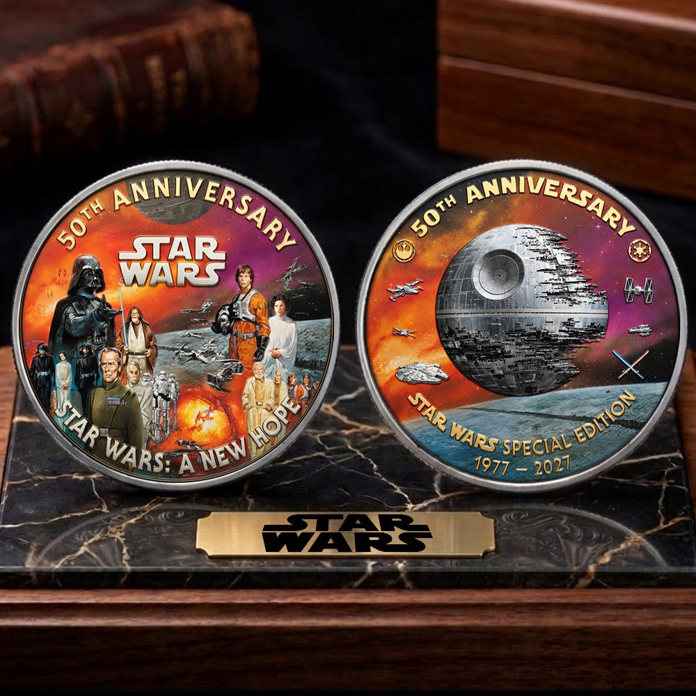 Star Wars 50th Anniversary Commemorative Coin – TMTHU4758