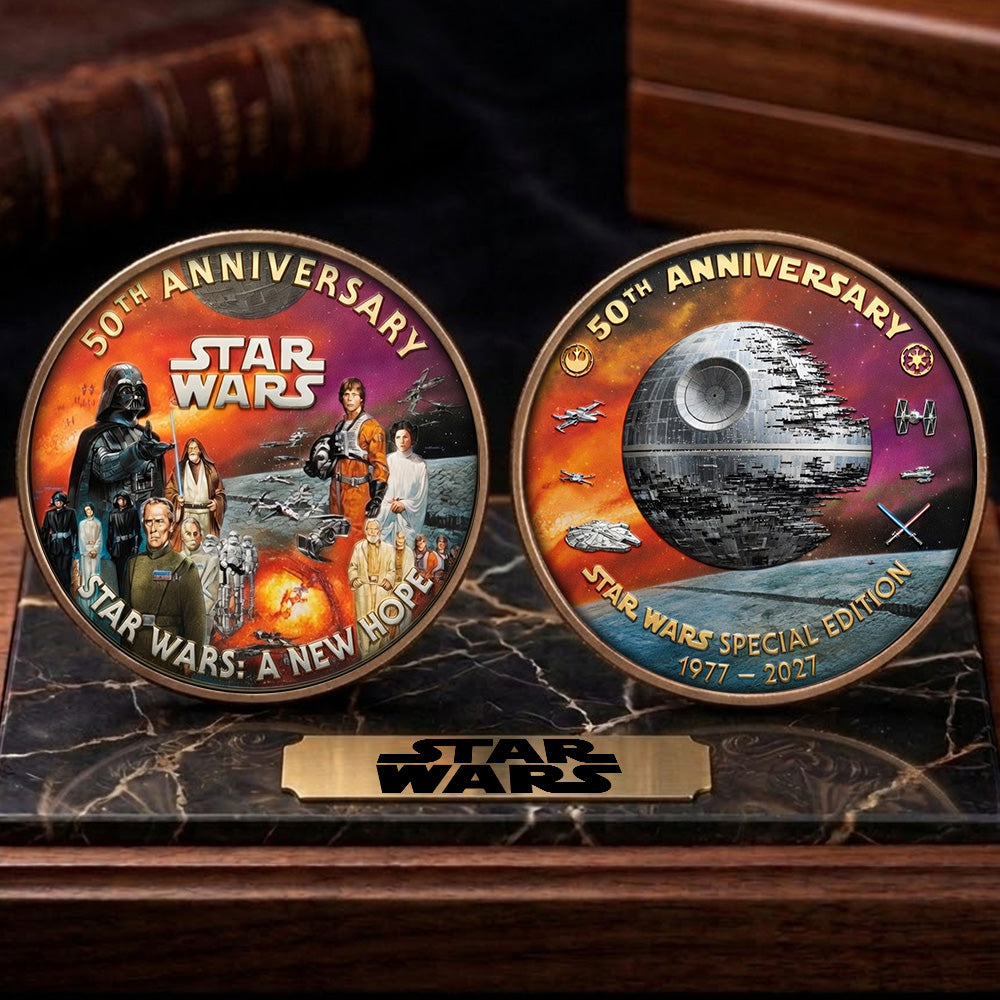 Star Wars 50th Anniversary Commemorative Coin – TMTHU4758
