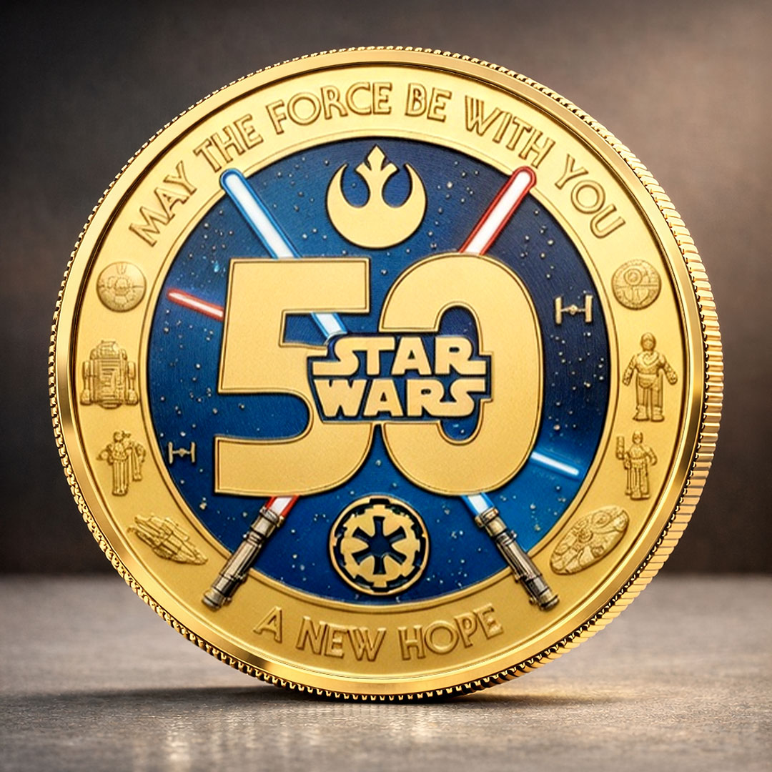 Star Wars 50th Anniversary Commemorative Coin – TMTHU4916