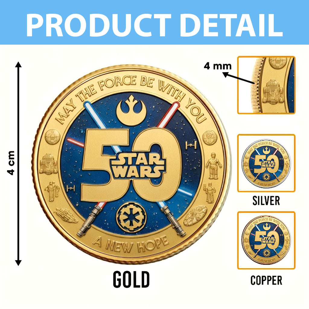 Star Wars 50th Anniversary Commemorative Coin – TMTHU4916