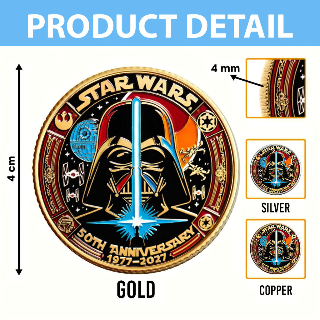 Star Wars 50th Anniversary Commemorative Coin – TMTHU5297