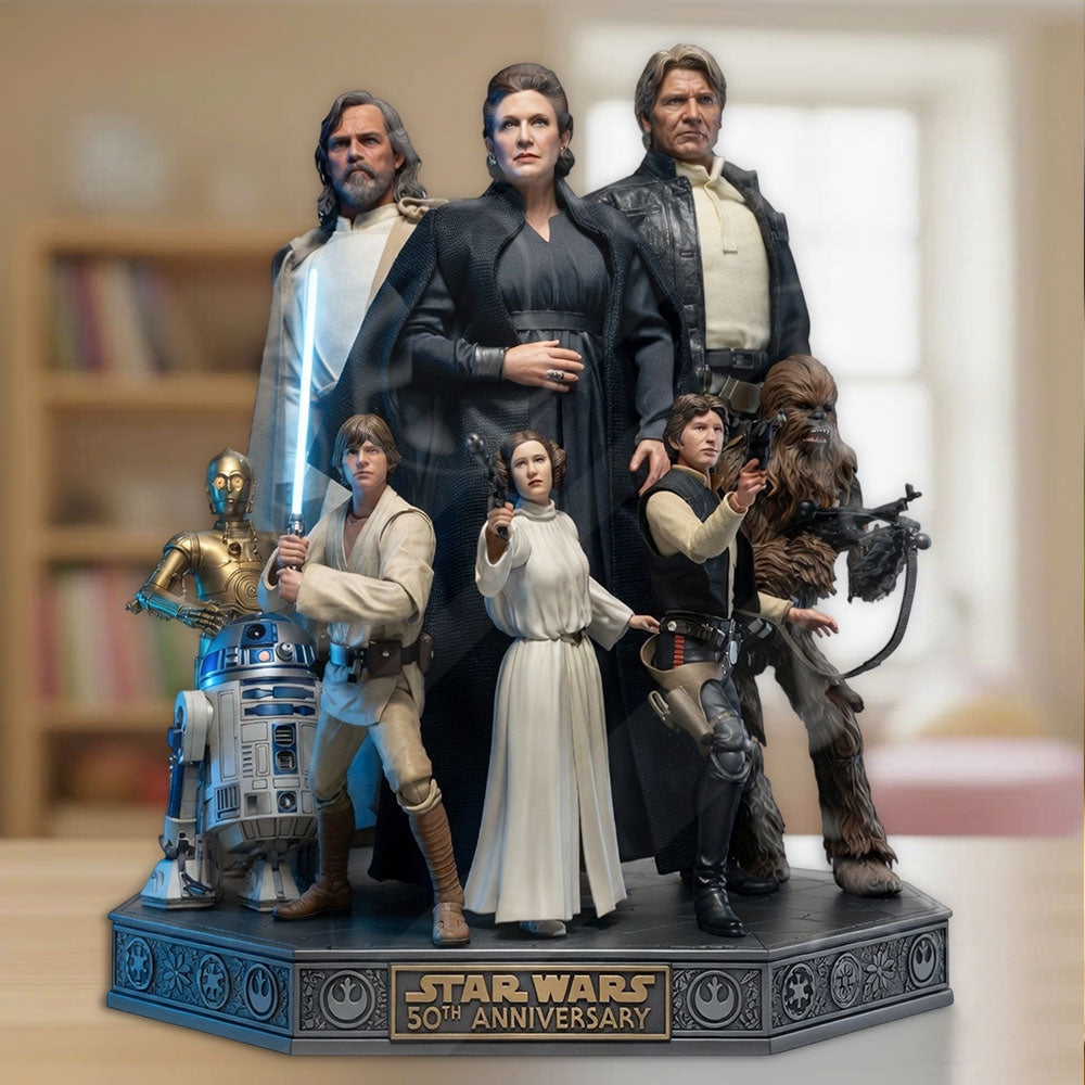 Star Wars 50th Anniversary Custom Shape Acrylic Plaque – TMTHU4684