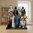 Star Wars 50th Anniversary Custom Shape Acrylic Plaque – TMTHU4767