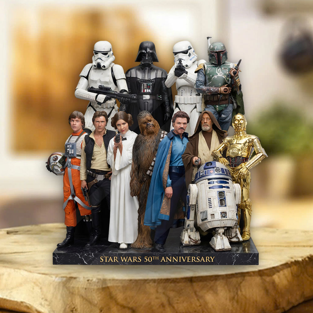 Star Wars 50th Anniversary Custom Shape Acrylic Plaque – TMTHU4767