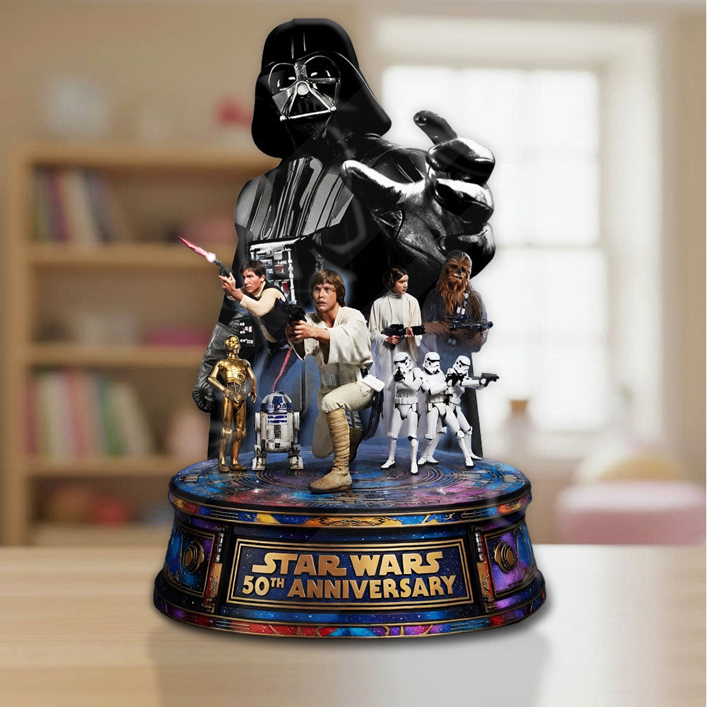 Star Wars 50th Anniversary Custom Shape Acrylic Plaque – TMTHU5071