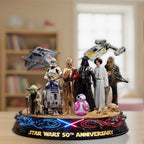 Star Wars 50th Anniversary Custom Shape Acrylic Plaque – TMTHU5373